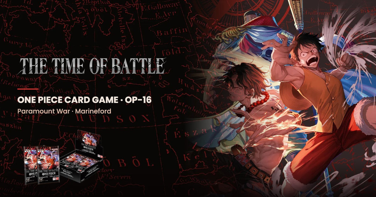 One Piece Card Game OP16 The Time of Battle – Ruffy, Ace und Whitebeard, Key Visual