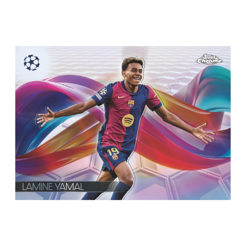 Topps Chrome UEFA Club Competitions 2024/25 – Hobby Box