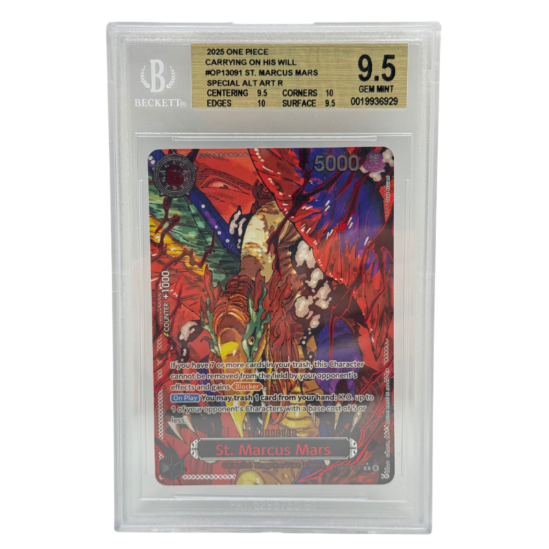 One Piece Card Game – Demon God Pack – Five Elders Special Alternate Art OP13 (EN) – BGS 9.5