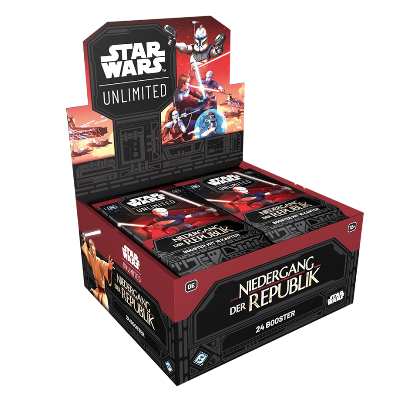 Star Wars: Unlimited – Niedergang der Republik – Booster Display (DE)