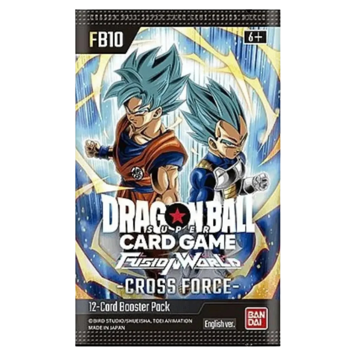 Dragon Ball Super Card Game – Fusion World – FB10: Cross Force – Booster Pack (EN)