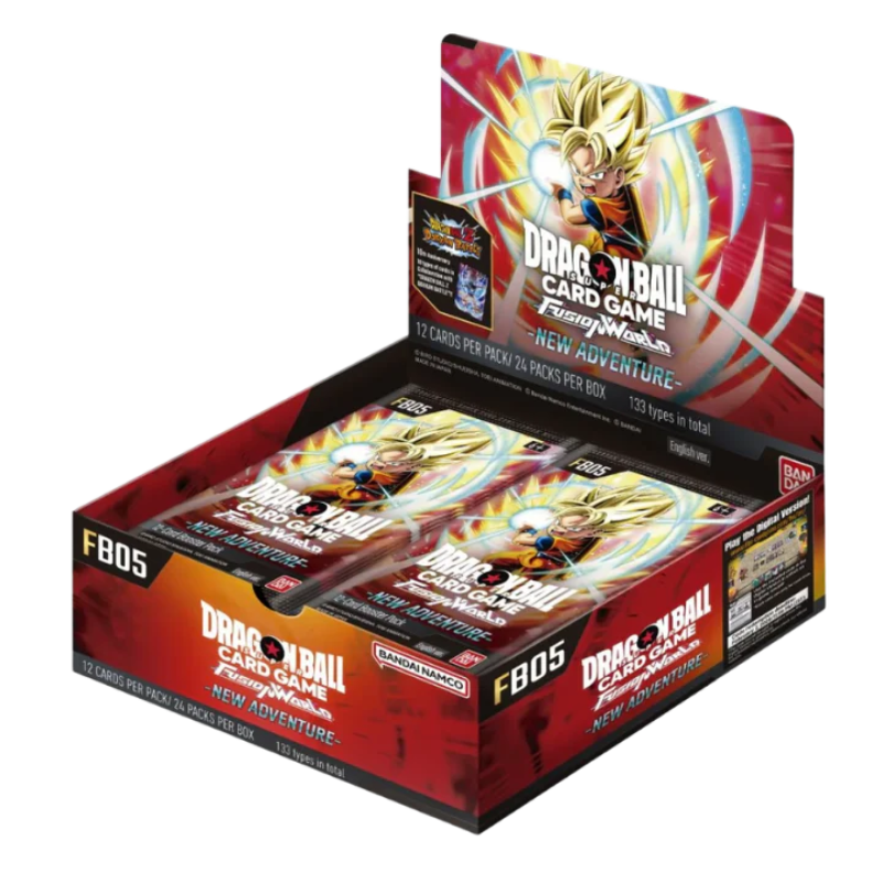 Dragon Ball Super Card Game – Fusion World – FB05: New Adventure – Booster Display (EN)