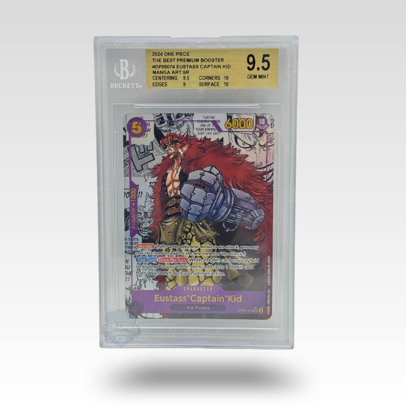 One Piece – Eustass "Captain" Kid OP05-074 Manga Art SR – The Best (EN) – BGS 9.5