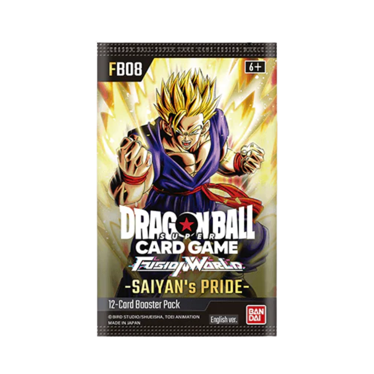 Dragon Ball Super Card Game – Fusion World – FB08 – Saiyan’s Pride – Booster Englisch