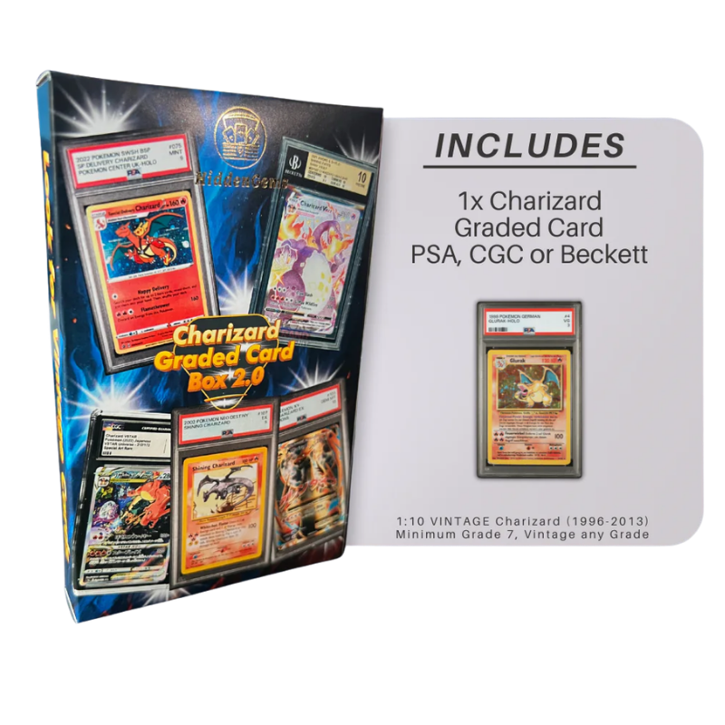 Hidden Gems Pokémon Graded Charizard Box 2.0