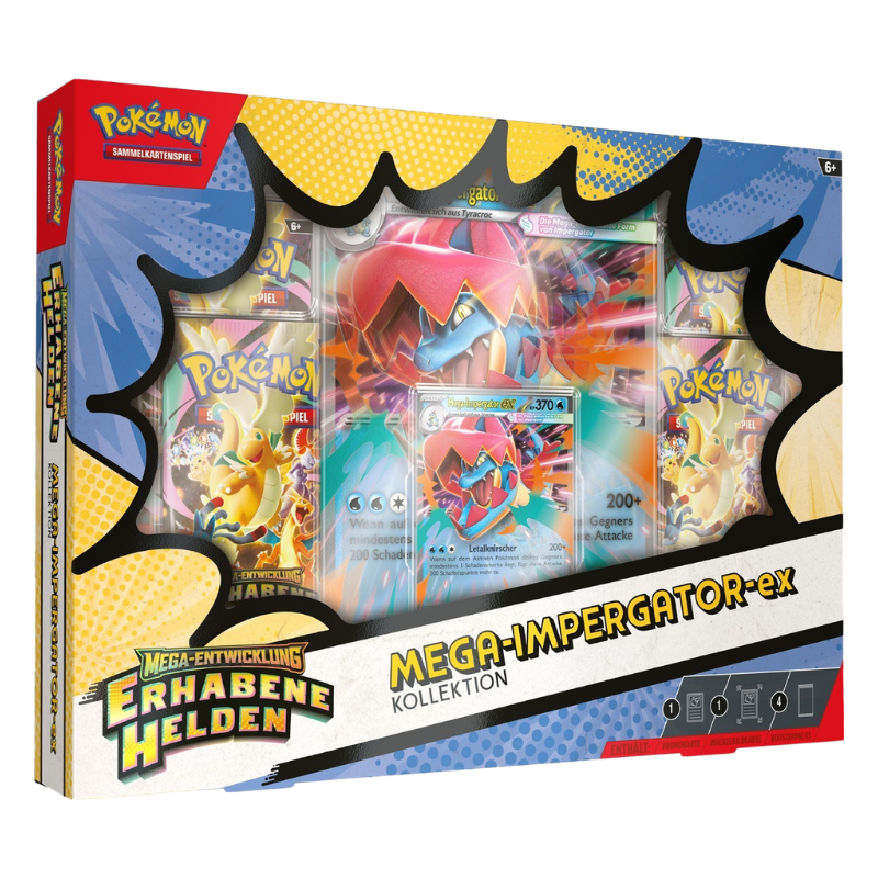 Pokémon – Mega-Entwicklung – Erhabene Helden – Mega-ex Kollektion (DE)