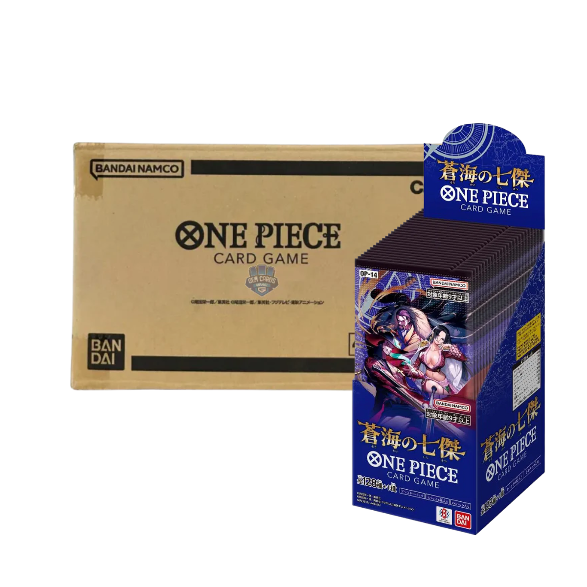 One Piece Card Game – OP14 – The Azure Sea’s Seven – Booster Display Case (JP)