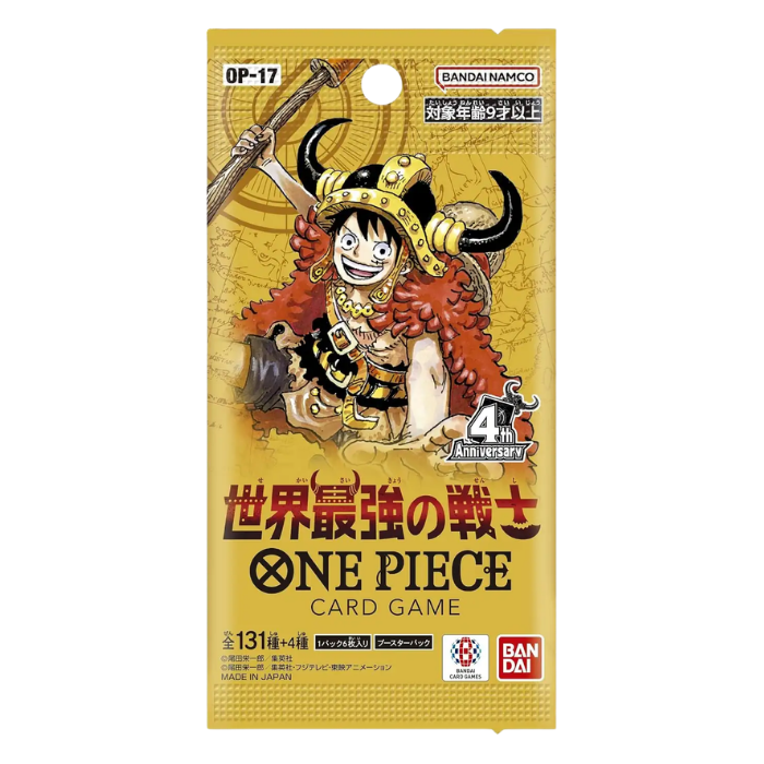 One Piece Card Game – OP17 – The World's Strongest Warriors – Booster (JP)