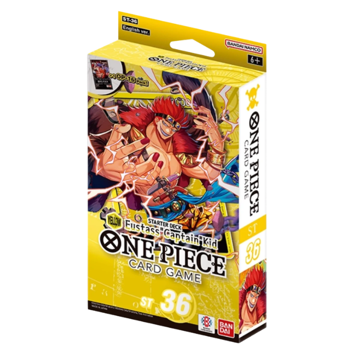 One Piece Card Game – ST-36 Starter Deck – Yellow Eustass Kid (EN)