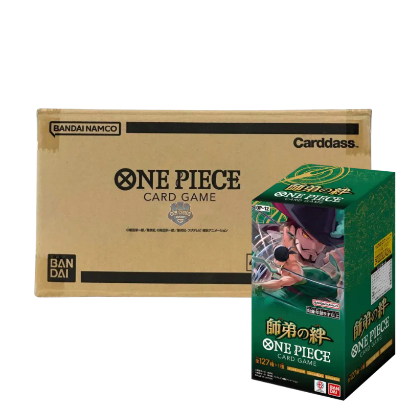 One Piece Card Game – OP12 – Bond Between Master and Disciple – Case (JP)