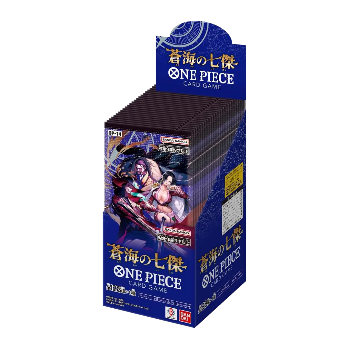 One Piece Card Game – OP14 – The Azure Sea’s Seven – Booster Display (JP)