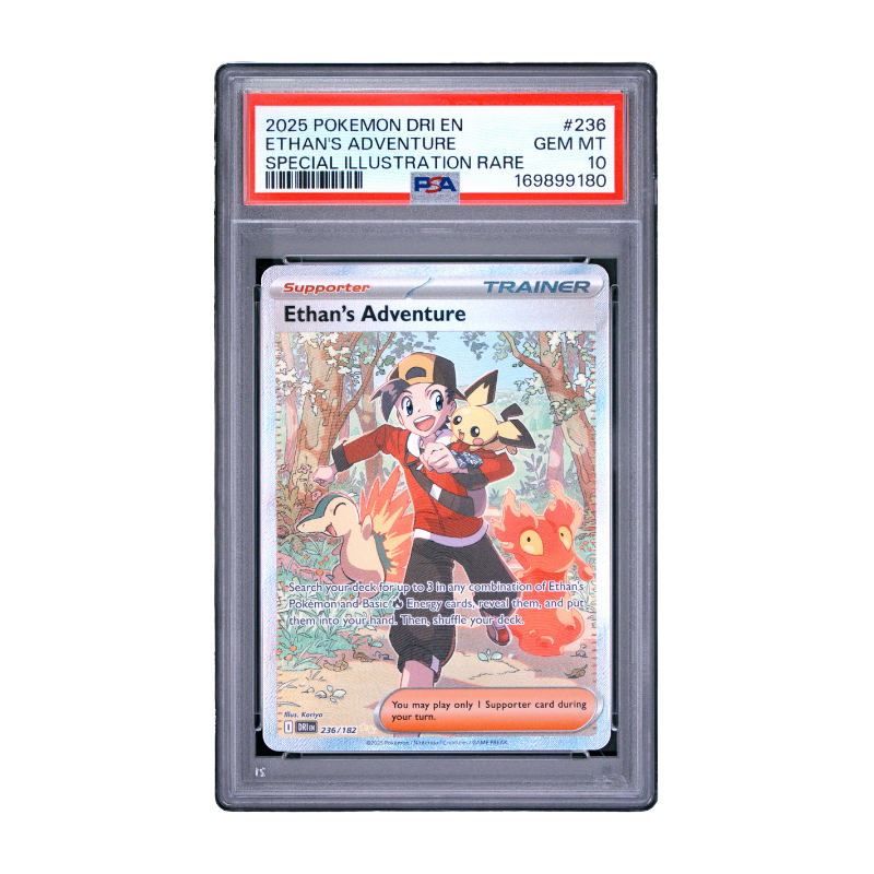 Pokémon – Ethan's Adventure 236 Special Illustration Rare – Destined Rivals (EN) – PSA 10