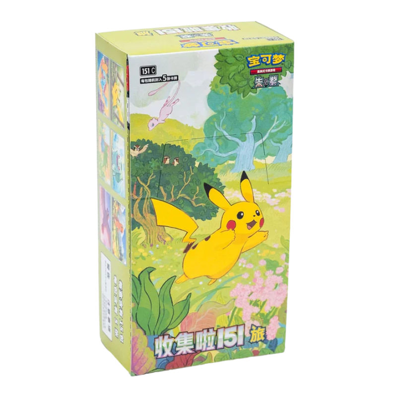 Pokémon – Collect 151: Journey – Slim Booster Box Display (S-CHN)