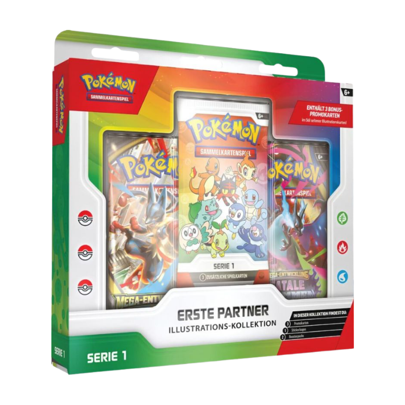 Pokémon – Illustrations Kollektion – Erste Partner Serie 1 (DE)