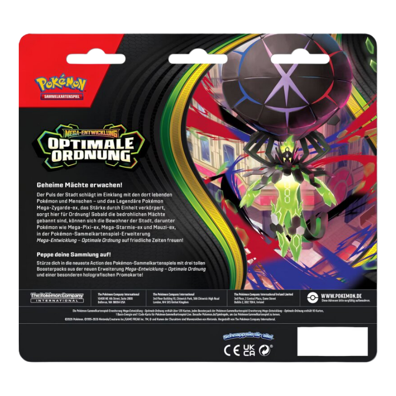 Pokémon – Mega-Entwicklung – Optimale Ordnung – 3-Pack Blister (DE)