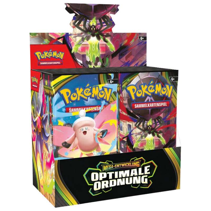 Pokémon – Mega-Entwicklung – Optimale Ordnung – Booster Box Display ME04 (DE)