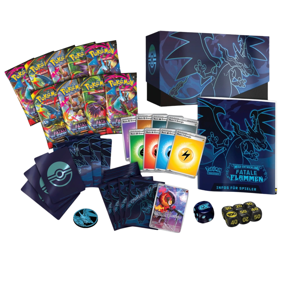 Pokémon – Mega‑Entwicklung: Fatale Flammen Top Trainer Box (DE)