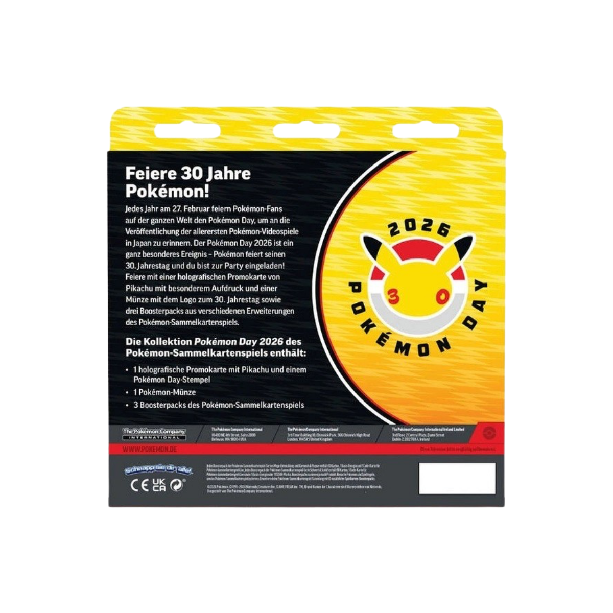 Pokémon – Pokémon Day 2026 – Kollektion (DE)