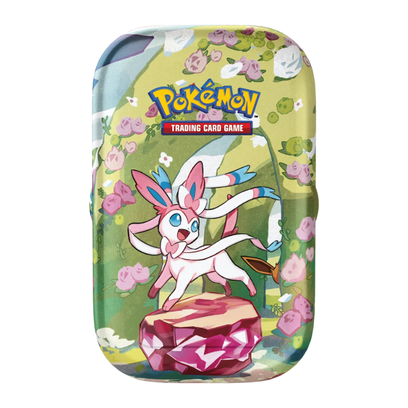 Pokémon – Prismatic Evolutions Mini Tin (zufällige Auswahl) (EN)
