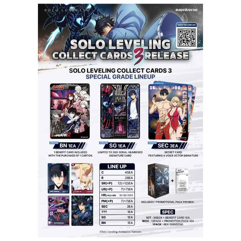 Mapniverse – Solo Leveling – Vol. 3 – Booster Display (KR)