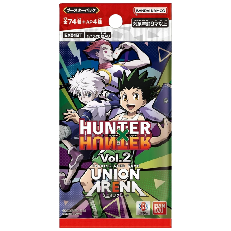 Union Arena – Hunter x Hunter Vol. 2 – Booster EX01BT (JP)