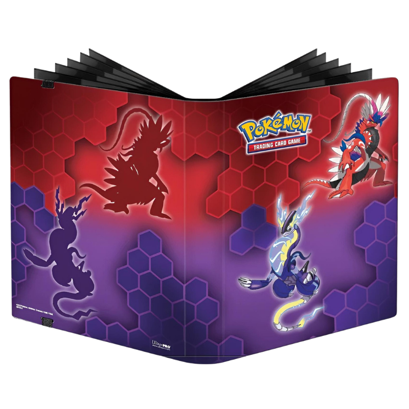 Ultra Pro Pokémon Koraidon und Miraidon 9-Pocket Portfolio mit 14 Seiten für bis zu 252 Karten