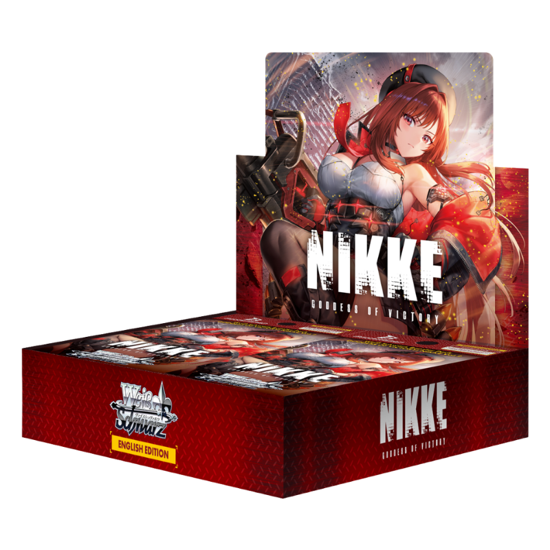 Weiß Schwarz Goddess of Victory: Nikke Vol. 2 Booster Display auf Englisch mit 10 Boosterpacks