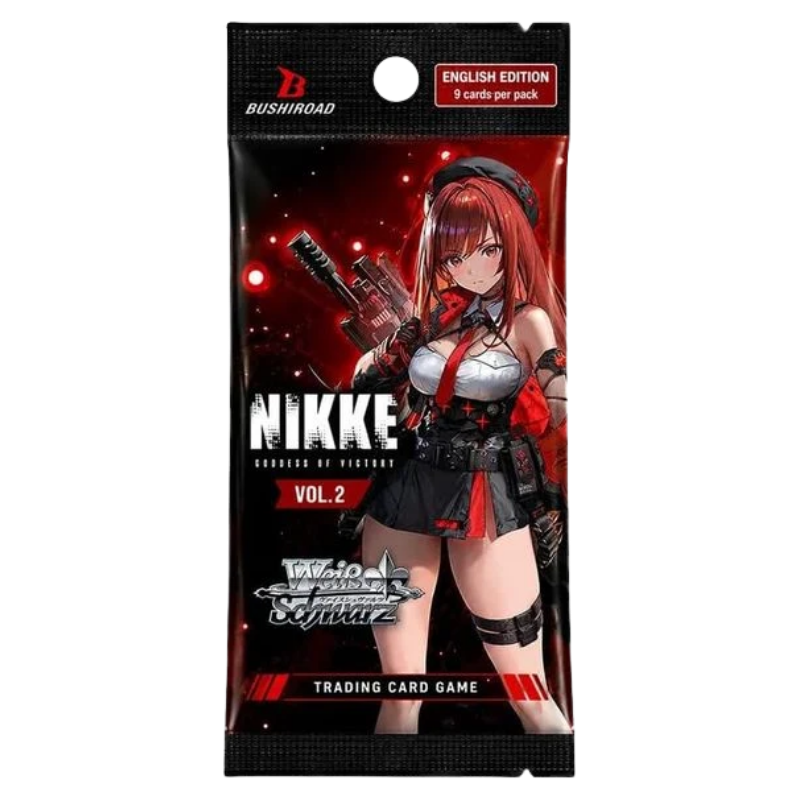 Boosterpack aus Weiß Schwarz Goddess of Victory: Nikke Vol. 2 auf Englisch mit 8 Karten