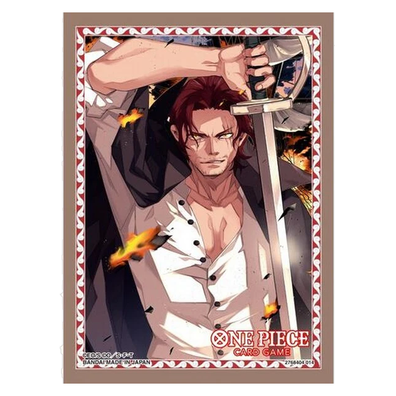 One Piece Card Game Official Card Sleeves Vol. 10 mit Shanks und gezogenem Schwert, 70 Kartenhüllen