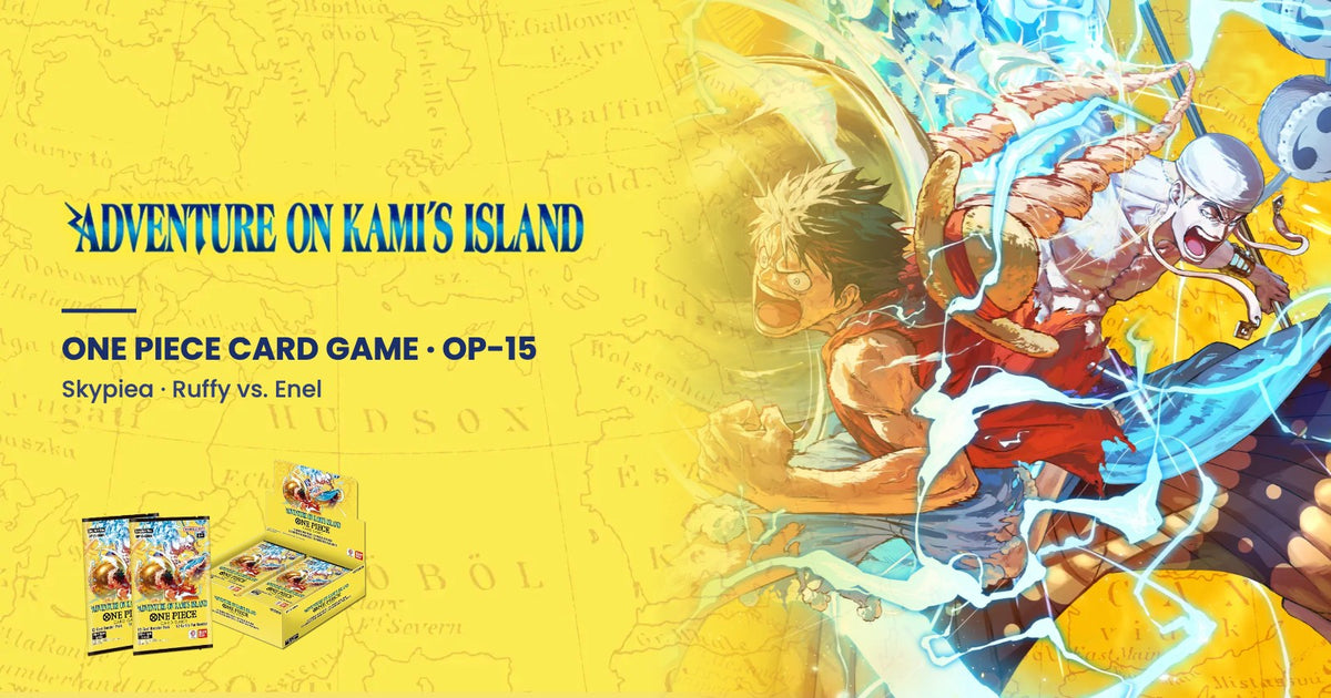 One Piece Card Game OP15 Adventure on Kami's Island – Ruffy gegen Enel, Key Visual