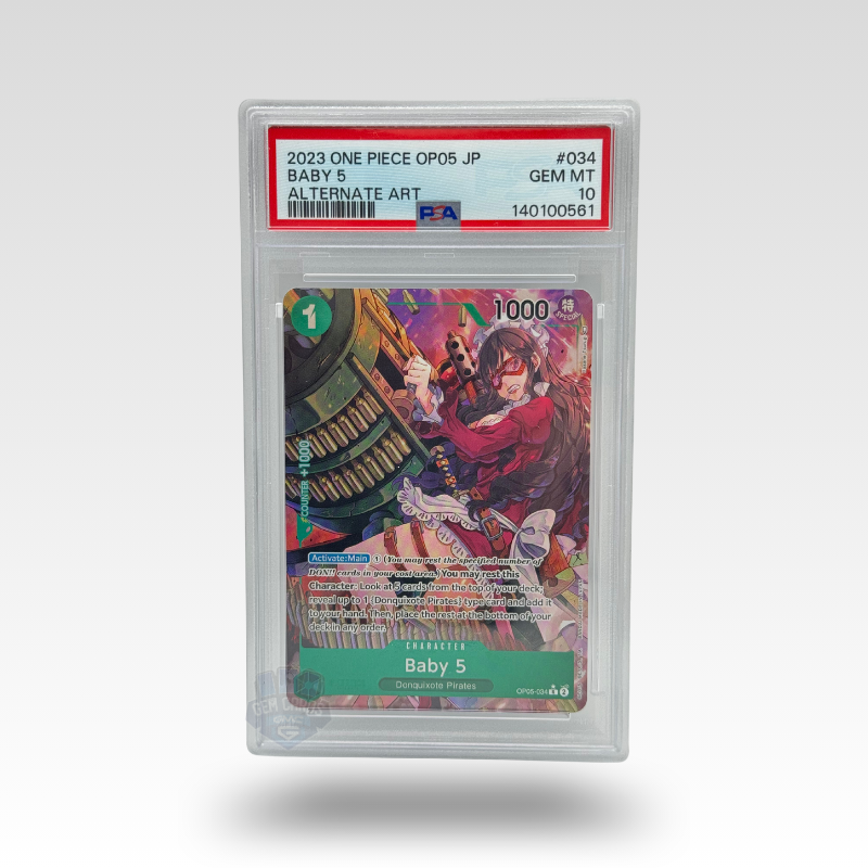One Piece – Baby 5 OP05-034 Alternate Art (JP) – PSA 10