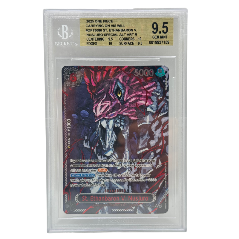 One Piece Card Game – Demon God Pack – Five Elders Special Alternate Art OP13 (EN) – BGS 9.5