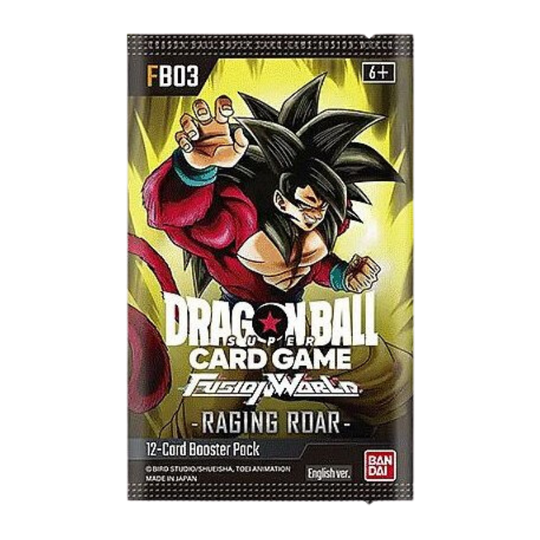 Dragonball Super Card Game Fusion World Raging Roar FB03 Booster Display Englisch