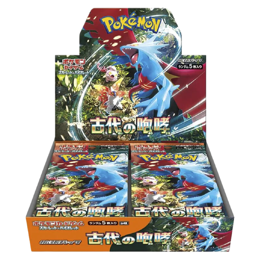 Pokémon Ancient Roar SV4k Booster Box Japanisch