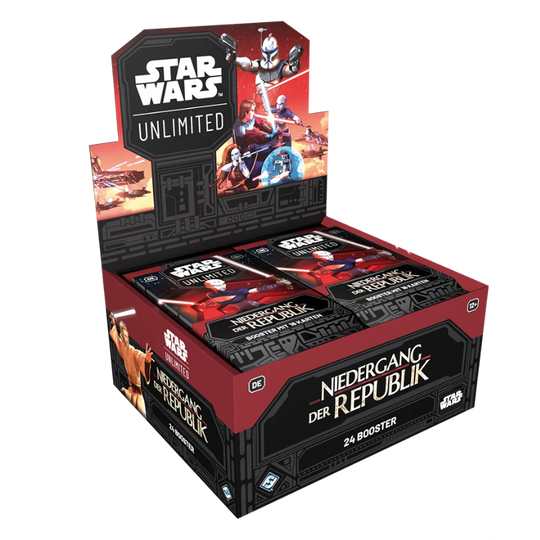 Star Wars: Unlimited – Niedergang der Republik Booster-Display Deutsch VORVERKAUF