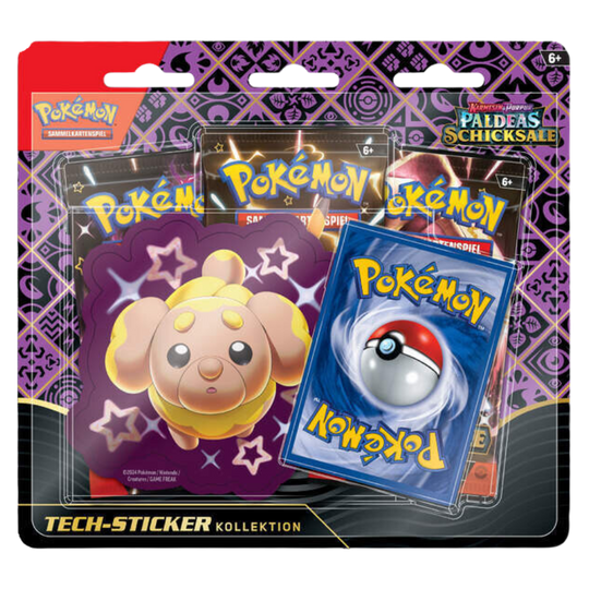 Pokémon Karmesin & Purpur Paldeas Schicksale Tech-Sticker-Kollektion Deutsch