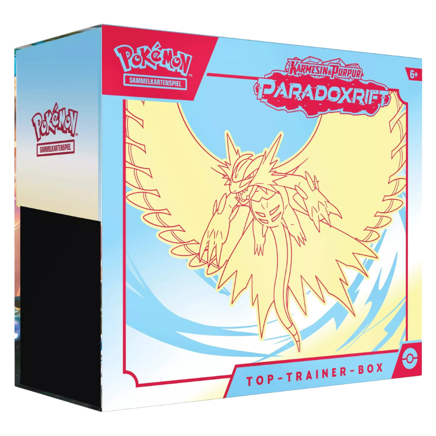 Pokémon Karmesin & Purpur Paradoxrift Top Trainer Box Donnersichel