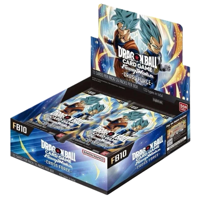 Dragon Ball Super Card Game – Fusion World – FB10: Cross Force – Booster Display (EN)