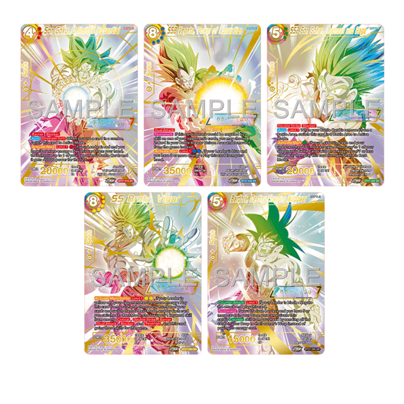 Dragon Ball Super Card Game - Masters - History of Z Sleeved Booster Pack B27 - Zenkai Series Set 10 Französisch BOX-BREAK