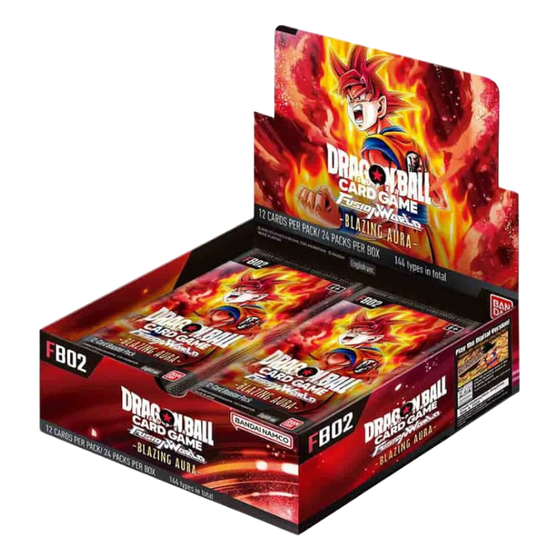 Dragon Ball Super Card Game – Fusion World – FB02: Blazing Aura – Booster Display (EN)