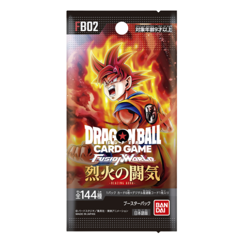 Dragon Ball Super Card Game – Fusion World – FB02: Blazing Aura – Booster (JP)