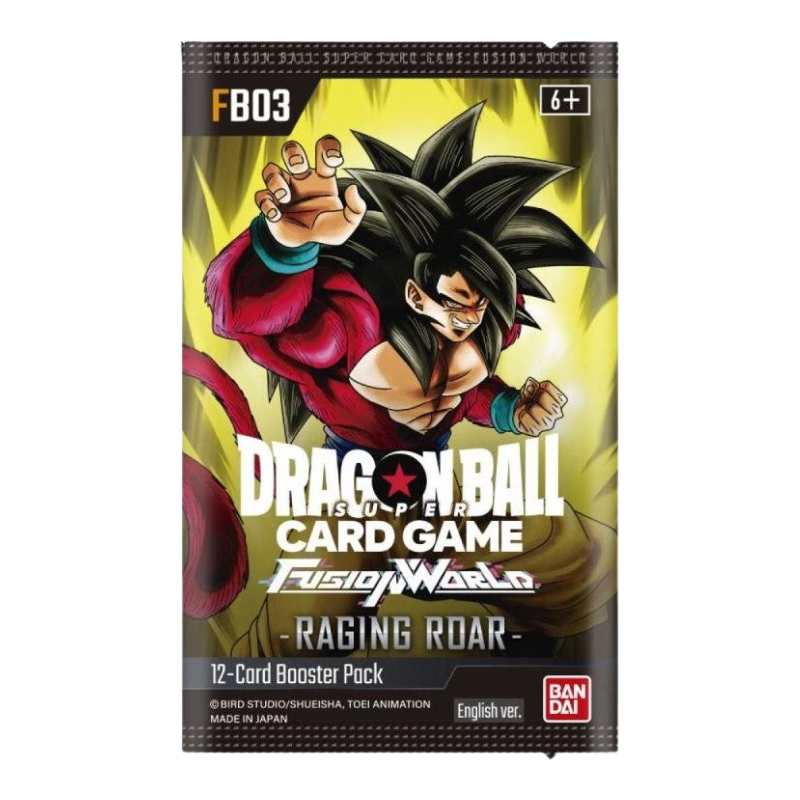 Dragon Ball Super Card Game – Fusion World – FB03: Raging Roar – Booster (EN)