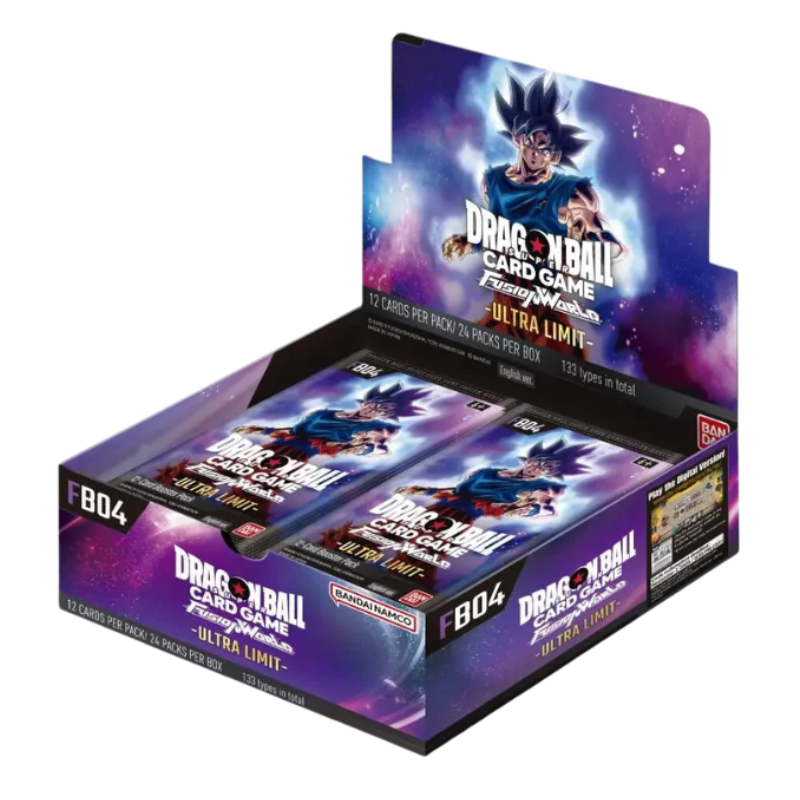 Dragon Ball Super Card Game – Fusion World – FB04: Ultra Limit – Booster Display (EN)