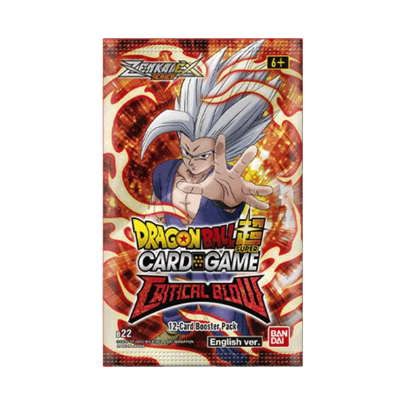 Dragon Ball Super Card Game – Masters – Critical Blow Booster B22 – Zenkai Series Set 05 (EN)