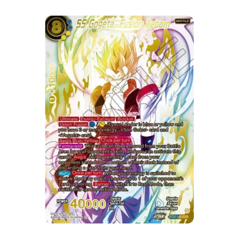 Dragon Ball Super Card Game – Masters – Critical Blow Booster B22 – Zenkai Series Set 05 (EN)