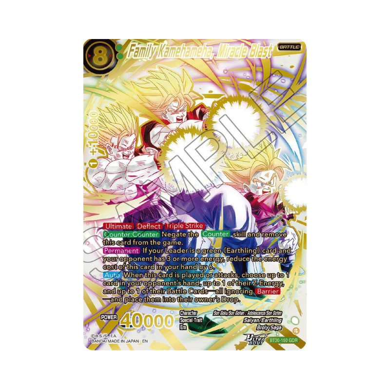 Dragon Ball Super Card Game – Masters – Three Glorious Fighters – Booster Display B30 (EN)