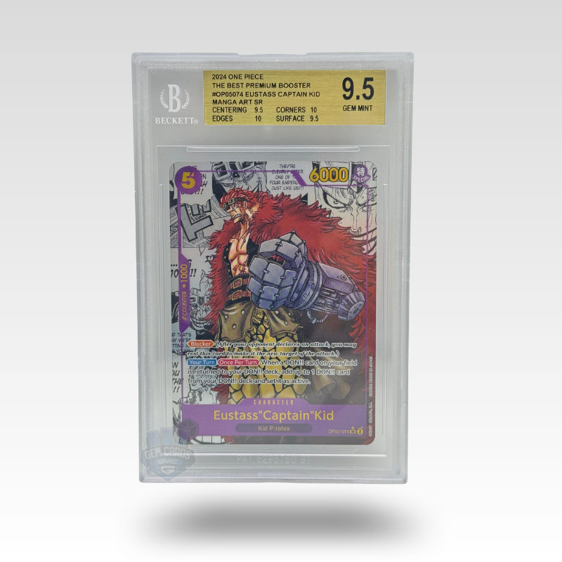 One Piece – Eustass "Captain" Kid OP05-074 Manga Art SR – The Best (EN) – BGS 9.5