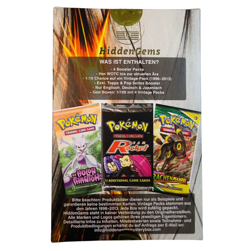 Hidden Gems Pokémon Booster Box 4.0