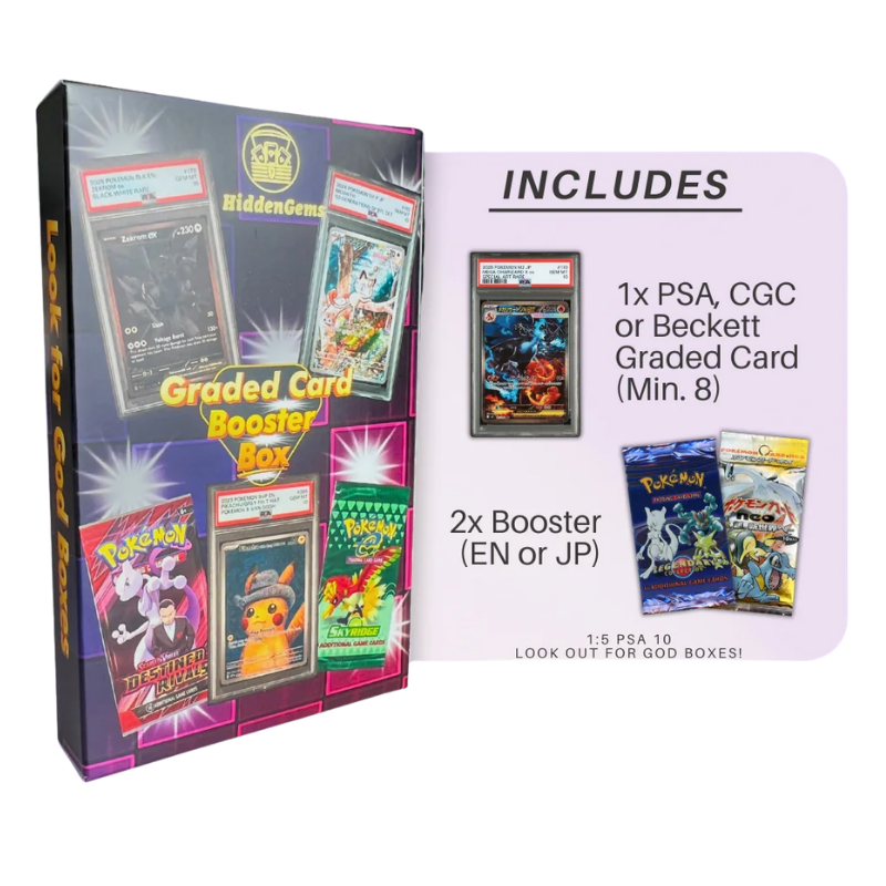 Hidden Gems Pokémon Graded Card Booster Box 2.0
