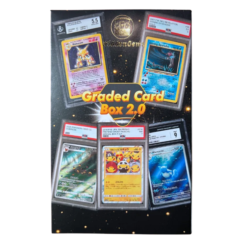 Hidden Gems Pokémon Graded Card Box 2.0